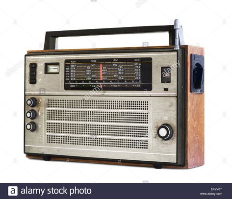 Old Radio Vintage, Transistor Radio Vintage, Old School Radio, Old Radios, Transistor Radio, Bad Memories, White Stock, Car Radio, Childhood Memories