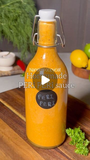 Fathima Yusuf (Shadiya) on Instagram: "You NEED this recipe !!! Copy cat Nando’s PERi PERi sauce 🌶️🌶️ Spicing up my homemade creations with a dash of Peri Peri magic! 🔥🌶️ I had unlocked the secret to the perfect Peri Peri sauce. With a bottle full of this homemade delight is a must you should have it in your refrigerator to make life easier.. It’s super versatile you can use it as a marinade for any protein of your choice by simply adding a bit of salt to the protein before marinating with the sauce & turns into a perfect dip too.. Each chicken leg(180g) will have approximately 290CAL and 28.9g protein. LIKE, SAVE, SHARE the reel & FOLLOW @shadi_faleel for more easy recipes. You’ll need: 3 to 4 Red & green chillies 🌶️ 4 Birds Eye chillies or Piri piri chilli (add more if you want Peri Peri Recipes, Peri Peri Sauce Recipe, Healthy Liver Diet, Peri Peri Sauce, Homemade Hot Sauce, Bite Size Appetizers, Liver Diet, Piri Piri, Peri Peri