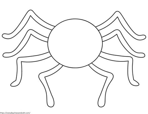 Free Printable Spider Template And Outlines Spider Printable Templates, Spider Cut Out Template, Spider Pattern Template, Spider Stencil Free Printable, Spider Cutout Template, Witch Stencil Templates, Halloween Outline Templates, Spider Coloring Pages Free Printable, Spider Template Free Printable