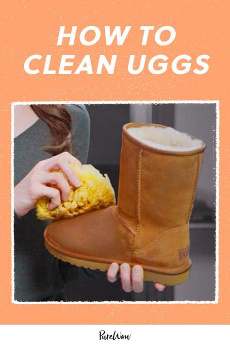 Clean Uggs, Cleaning Ugg Boots, Cleaning Uggs, Ugg Cleaner, Clean Suede, Boots Diy, Sensible Shoes, Suede Cleaner, How To Clean Suede