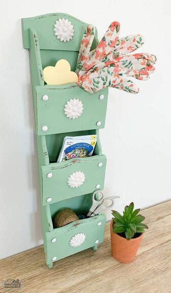 One of my favorite ways to save money is repurposing thrift store items to use as part of my home décor. Old wood mail sorters are an easy DIY project and can be found for cheap! Like this one, I repurposed a few months back. You can see it HERE.I found this one for $1.50. It was marked at $2.99 but it was the color of the day, so I scored it for 50% off. Even though it was outdated and had a few dings, it could still be saved! And what’s going on with those gold accents? Eeekk! For… Mail Sorters, Mail Sorter, Recycle Timber, Upholstery Tacks, Wood Appliques, Shelf Furniture, Color Of The Day, White Upholstery, Old Dressers