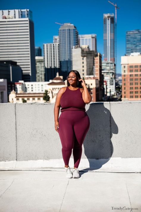 Plus Size Gym Outfits, Activewear Trends, Cute Gym Outfits, Activewear Brands, Plus Size Activewear, Active Wear Pants, Black Women Fashion, Curvy Girl Outfits, Active Wear Outfits