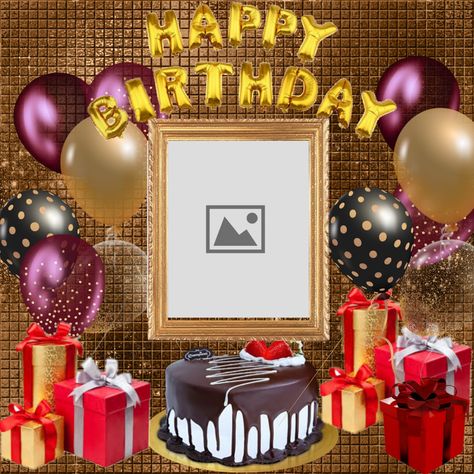 Happy Birthday felizcumplea os Happy Birthday Photo Editor, Images Happy Birthday, Bhai Bhai, Happy Birthday Logo, Birthday Wishes With Photo, Birthday Cake Images, Birthday Card With Photo, Birthday Background Design, Happy Birthday Cake Photo