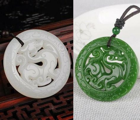 Jade Jewelry Necklace, Jade Statue, Lucky Fish, Jade Necklace Pendant, Anime Earrings, Jade Pendant Necklace, New China, Gems Art, Dragon Necklace