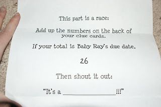 I have had several people ask about the details for the clues that we used for our Gender Reveal party. So, I thought I would post them for ... Gender Reveal Riddles, Gender Reveal Scavenger Hunt Clues, Gender Reveal Scavenger Hunt, Pregnancy Announcement Riddles, Gender Reveal Games, Scavenger Hunt Clues, Gender Party, Baby Gender Reveal, Baby Reveal