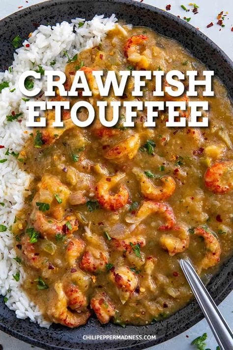 Crawfish Etoufee Recipe, Crawfish Etouffee Recipe, Crawfish Dishes, Raw Seafood, Louisiana Dishes, Etouffee Recipe, Crawfish Recipes, Cajun Crawfish, Homemade Cajun Seasoning