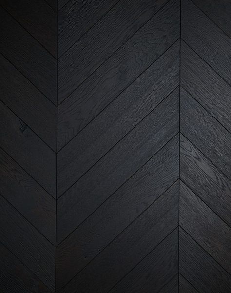 Charcoal Wood Floors, Black Floor Ideas, Black Chevron Floor, Black Floor Texture, Ebony Wood Floors, Charcoal Flooring, Black Wood Flooring, Unique Flooring Ideas, Black Herringbone Floor