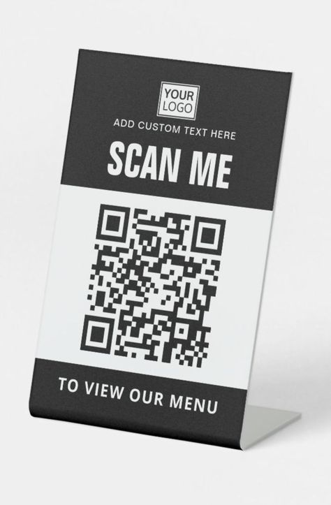 Pay Here Sign Design, Garden Party Decorations Diy, Scan Design, Cafe Menu Design, Scan Qr Code, White Pedestal, Chinese New Year Design, Professional Business Card Design, Social Media Signs