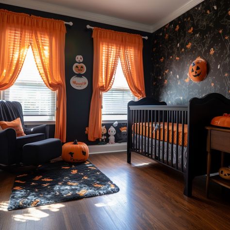 Gothic Nursery, Halloween Nursery, Dark Nursery, Casa Halloween, Baby Room Themes, Nursery Room Design, Baby Room Inspiration, Dream Nurseries, Nursery Room Inspiration