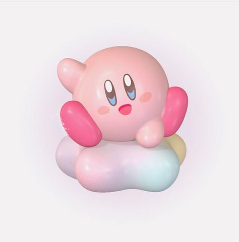 Kirby Icon, Kirby, Pink, White