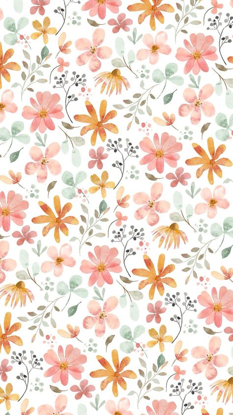 Cute Spring Wallpapers, Wallpaper Iphone Boho, Phone Wallpaper Boho, Floral Wallpaper Iphone, Simple Phone Wallpapers, Simple Iphone Wallpaper, 패턴 배경화면, Iphone Wallpaper Pattern, Spring Wallpaper