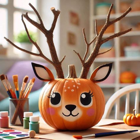 Christmas Painted Pumpkins, Easy Pumpkin Decorating Ideas, Easy Pumpkin Decorating, Pumpkin Designs Painted, Halloween Pumpkin Crafts, Pumpkin Outline, Pumpkin Decorating Ideas, Creative Pumpkin Painting, Creative Pumpkin Decorating