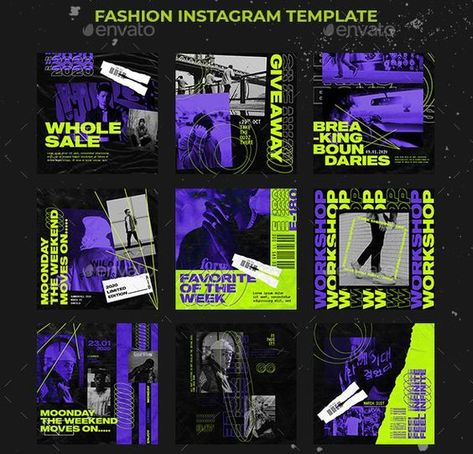 Instagram Fashion Post Ideas, Streetwear Marketing, Animated Stories, Desain Buklet, Graphisches Design, Instagram Template Design, Cover Art Design, Social Media Design Inspiration, Social Media Design Graphics