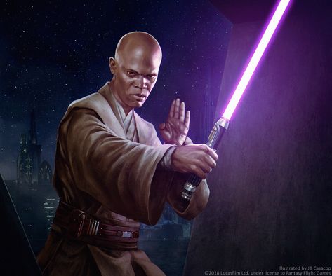 ArtStation - Mace Windu's Lightsaber, JB Casacop Mace Windu Lightsaber, Purple Lightsaber, Arte Nerd, Star Wars Canon, Mace Windu, Star Wars Background, Star Wars Character, Cuadros Star Wars, Jedi Knight