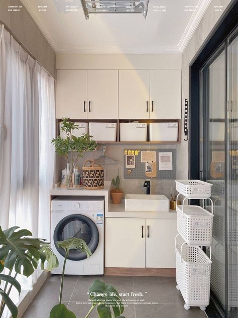 Bilik Idaman, Desain Pantry, تصميم داخلي فاخر, تصميم للمنزل العصري, Bilik Tidur, घर की सजावट, Laundry Room Design, Dream House Interior, Decor Minimalist