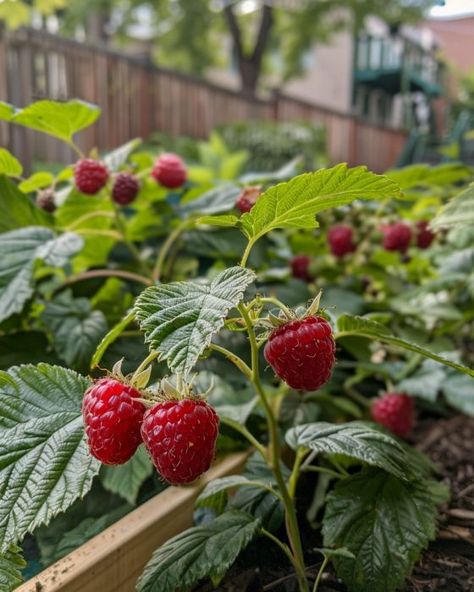 Boost Your Berry Harvest: 6 Expert Tips For Growing Huge Raspberries In Raised Beds Growing Raspberries, Fruit Plants, Flower Display, Organic Matter, New Growth, Raised Beds, Raised Garden Beds, Raised Garden, Mulch