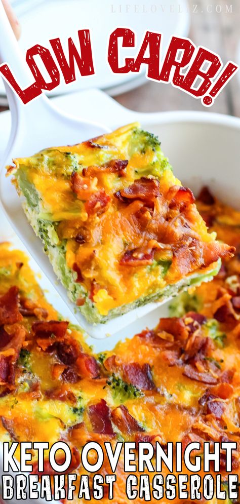 Low Carb Breakfast Casserole, Overnight Breakfast, Overnight Breakfast Casserole, Crockpot Breakfast, Breakfast Casserole Easy, Low Carb Breakfast Recipes, Fat Foods, Low Carb Meals Easy, Breakfast Recipes Casserole