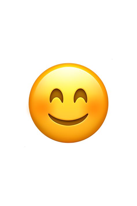 This emoji depicts a yellow face with a wide, closed-mouth smile and two small, closed eyes that are also smiling. The eyebrows are slightly raised, giving the impression of a happy and content expression. The overall appearance is friendly and cheerful. Emoji Happy Face, Fashion Over 60, Beach Style Fashion, Happy Emoticon, Apple Emojis, Emoji Stickers Iphone, Happy And Content, Black Skulls Wallpaper, Ios Emoji