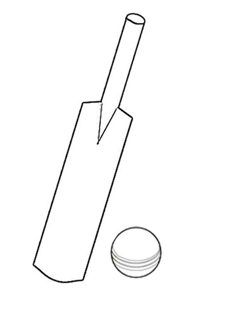 Cricket Bat And Ball Drawing, Cricket Ball Tattoo, Cricket Drawing Sport, Cricket Tattoo Sport, Bat Ball Drawing, Cricket Bat Drawing, Cricket Drawing, Cricket Bat Ball, Cricket Bat And Ball