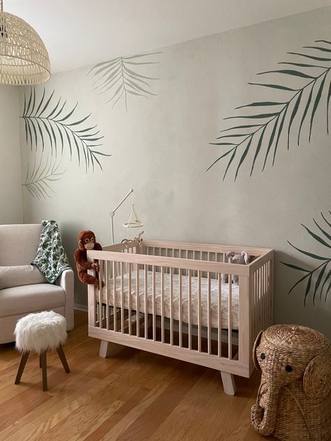 A Neutral Modern Safari Nursery for Atlas | Shae Necessities Modern Safari Nursery, Concrete Creations, Jungle Theme Nursery, Baby Nursery Inspiration, Baby Room Neutral, Baby Room Themes, Baby Boy Room Decor, Nursery Room Design, Baby Room Inspiration