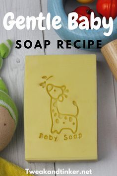 Homemade Baby Soap Natural, Bastille Soap Recipe, Baby Soap Recipe, Shampoo Making, Homemade Bars, Natural Soaps Recipes, Diy Soap Bars, Easy Soap Recipes, Diy Soap Recipe