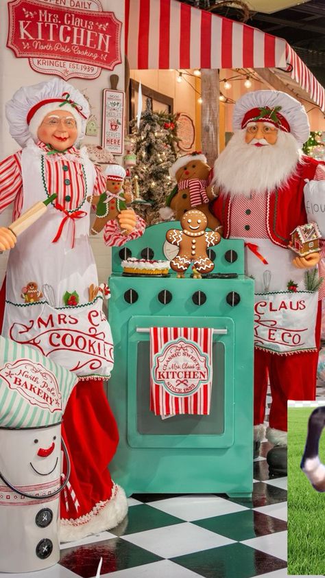 Santa Bakery Decor, Santas Bakery Decor, Mrs Claus Kitchen Decorations, Mrs Clause Bakery Decor, Northpole Decorations, Santas Workshop Decoration, Mrs Claus Bakery Decor, Santa Kitchen Decor, Mrs Claus Kitchen