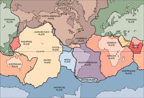 Alfred Wegener, Plate Tectonic Theory, Plate Boundaries, Continental Drift, Tectonic Plates, Earth Surface, Plate Tectonics, Map Globe, Natural Phenomena