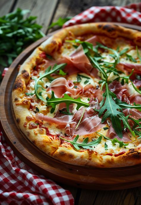 Learn How to Cook Prosciutto Pizza Recipe For Free | Recipes You'll Love, Made Easy! Prosciutto Pizza Recipes, Trendy Recipes, Prosciutto Pizza, Pizza Shapes, Leftover Pizza, Make Your Own Pizza, Vegan Mozzarella, Clean Diet, Quick Meal