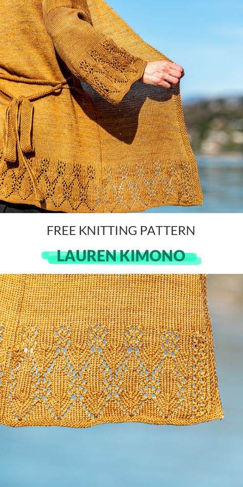 Sweater Knitting Tutorial, Kimono Pattern Free, Knitted Throw Patterns, Kimono Patterns, Badminton Net, Women Knitting, Simply Knitting, Loom Knitting Projects, Knit Cardigan Pattern