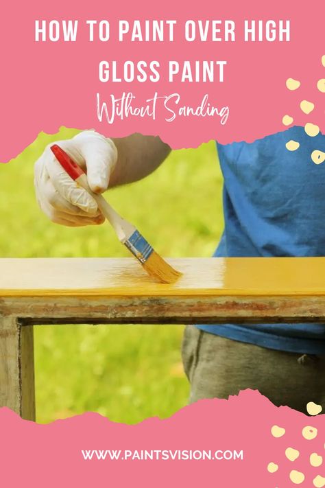 #SmoothFinishPainting #HighGlossPaint #PaintingTechniques #SurfacePreparation #NoSandingMethod Painting Over Glossy Paint, Paint Without Sanding, Updating Furniture, Painting Tricks, High Gloss Furniture, Semi Gloss Paint, Glossy Paint, Eggshell Paint, High Gloss Paint