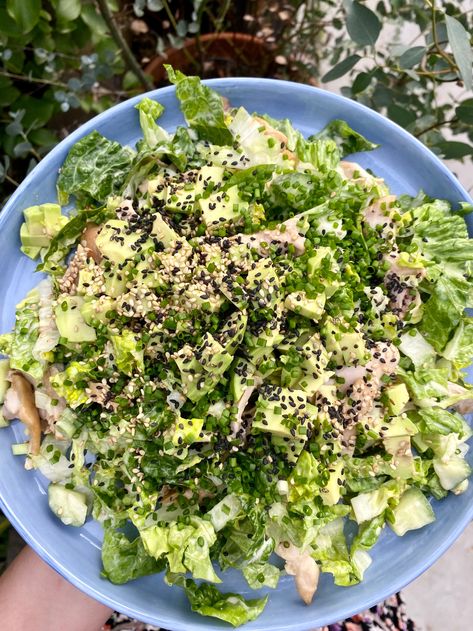 Green Goddess Recipe, Easy Chopped Salad, Green Goddess Salad Recipe, Melissa Hemsley, Chopped Salads, Green Goddess Salad, Goddess Salad, Pizza Salad, Salad Easy