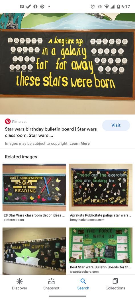 Star Wars Bulletin Boards Elementary, Star Wars Classroom Theme Bulletin Boards, Star Wars Classroom Transformation, Star Wars Door Decorations Classroom, May The 4th Be With You Bulletin Board, Star Wars Theme Classroom Ideas, Star Wars School Theme, Starwars Classroom Theme, Star Wars Door Decorations