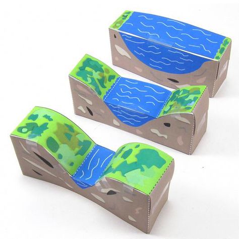 River Model, Geography Classroom, Science Models, Class Presentation, Science Physics, Science Games, Physical Geography, Geography Map, Teaching Biology