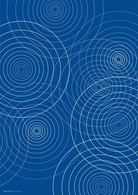 Ripple Illustration, Water Poster Design, Water Graphic Design, Swimming Graphic, Water Circle, Matt Willey, Radial Design, Water Pattern, Line Art Poster