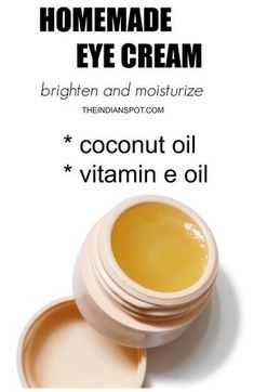 Eye Cream Recipe, Homemade Eye Cream, Natural Eye Cream, Diy Eye Cream, Maybelline Concealer, Diy Anti Aging, Anti Aging Eye Cream, Eye Creams, Eye Anti Aging