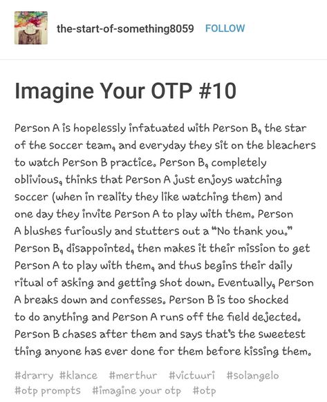 Or any kinda sport, you know? Highschool Story Prompts, Highschool Story Ideas, Highschool Au Writing Prompts, Highschool Prompts, Otp Imagines, Highschool Au, Imagine Your Otp, Otp Prompts, Soulmate Au