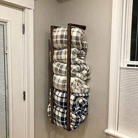 Organizational Blanket Holder, Blanket Towel Holder On Wall, Blanket Ladder, Blanket Rack Shelf, 36 inch, 48 inch, Various Finish, Handmade (English Chestnut, 36 inches) Ladder Blanket Holder, Blanket Storage Living Room, Bathroom Ladder, Blanket Holder, Living Room Blanket, Blanket Rack, Blanket On Wall, Quilt Rack, Blanket Ladder