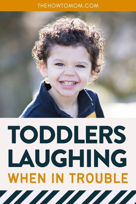 Does your child laugh at you when you try to discipline them? Find out if this is normal behavior and how to deal with it. Click to learn tips on how to discipline your toddler and find out ways to help them show emotions that they might feel. Discipline Ideas, Toddler Discipline, Kids Laughing, Discipline Kids, Toilet Training, Laugh At Yourself, Deal With It, Parenting, Feelings