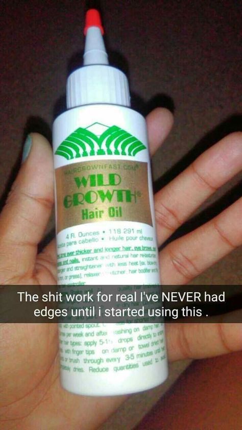 this will help grow your edges Grow Edges, Wild Growth Hair Oil, Hair Growth Secrets, How To Grow Natural Hair, Pelo Afro, Hair Remedies, Hair Growth Tips, Natural Hair Tips, Natural Hair Journey