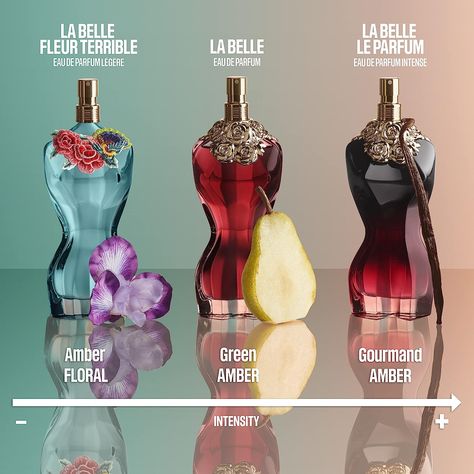 Top Fragrances For Women, Jean Paul Gaultier La Belle, Perfume Jean Paul, Ballerina Acrylic Nails, Jean Paul Gaultier Women, Perfume Bottle Design, Fragrances Perfume Woman, Perfume Collection Fragrance, Perfume Scents