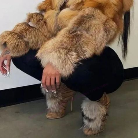 VCSHOES Tiger Print Fur Decor Ankle Boots Stilettos High Heels Shoes For Women Pointy Toe Lady Party Shoes Zapatos Para Mujere As Picture-35 Fur Heel Boots Outfit, Fur Boots Heels, Boots Stilettos, Heels Shoes For Women, Long Fur Coat, Fur Decor, Pointy Toe Heels, African Lace Dresses, Heels Stilettos