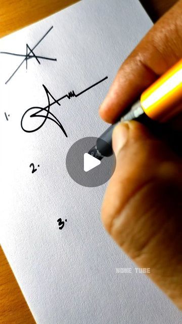 NoneTube on Instagram: "Tag them😍 A letter #signature #calligraphy #signs" Signature Ideas With Letter S, A Letter Signature, Signature Ideas For Letter A, K Signature Ideas, Cool Signatures Ideas Signs, Artist Signature Ideas, 2024 Calligraphy, Calligraphy Signature, Professional Signature