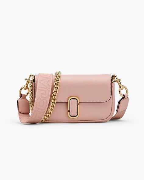 The Clover Shoulder Bag | Marc Jacobs | Official Site J Marc Shoulder Bag, Marc Jacobs Purse, Xmas Wishlist, Marc Jacobs Bag, Shoulder Chain, Naha, Mini Shoulder Bag, Online Bags, Pink Leather