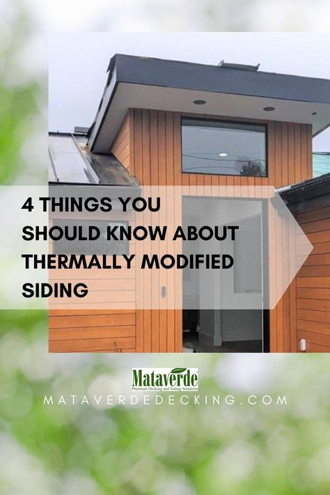 Thermally modified wood siding starts out as a standard wood species, like American Ash or Western Hemlock. Then they are dried, scientifically, in specialized kilns to ‘cook’ the sugars out of the boards, slowly. When done expertly, using the appropriate process and proper drying schedule, the result is beautiful wood siding that significantly outperforms the original wood species. #woodsiding #exteriorsiding #homeexterior #newconstruction #homebuilding #homerenovation #curbappeal #rainscreen Western Hemlock, Outdoor Buildings, Wood Siding, Exterior Siding, Wood Species, Building Materials, Low Maintenance, Curb Appeal, New Construction