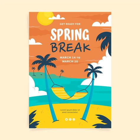 Sale Logo, Spring Flats, Vertical Poster, Marketing Ideas, Minimalist Poster, Poster Template, Spring Break, Graphic Resources, Vector Free