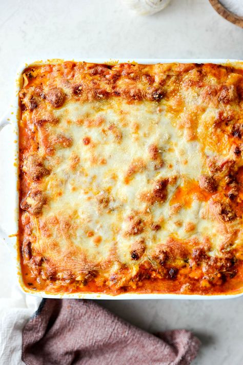 Small Batch Lasagna - Simply Scratch Two Person Lasagna, Small Lasagna Recipe With Ricotta, Lasagna Recipe Quick, Small Portion Lasagna, 2 Person Lasagna Recipe, Small Pan Lasagna Recipe, Single Serve Lasagna Recipe, 9x9 Lasagna Recipe, 8x8 Lasagna