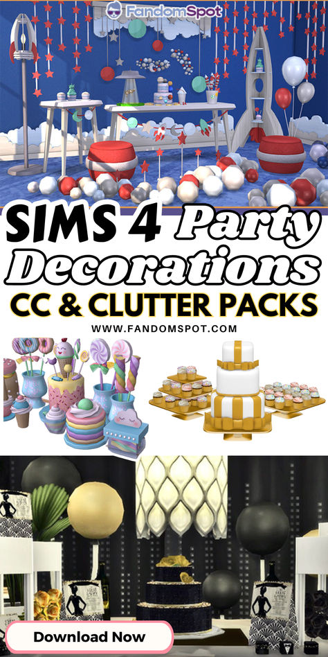 Sims 4 Cc Party Decorations, Ts4 Birthday Cc, The Sims 4 Party Cc, Birthday Party Cc Sims 4, Ts4 Party Cc, Sims 4 Party Decor Cc, Birthday Cc Sims 4, Sims 4 Party Decor, Sims 4 Cc Birthday Party Decor