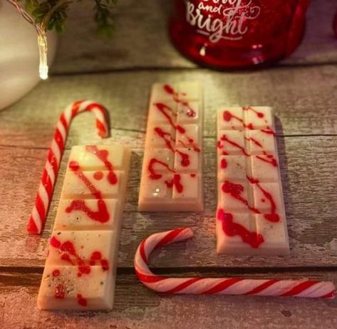 Peppermint cream scented wax melt snap bars. Peppermint Cream, Scented Wax Melts, Scented Wax, Room Spray, Home Fragrance, Wax Melts, Candy Cane, Peppermint, Aromatherapy