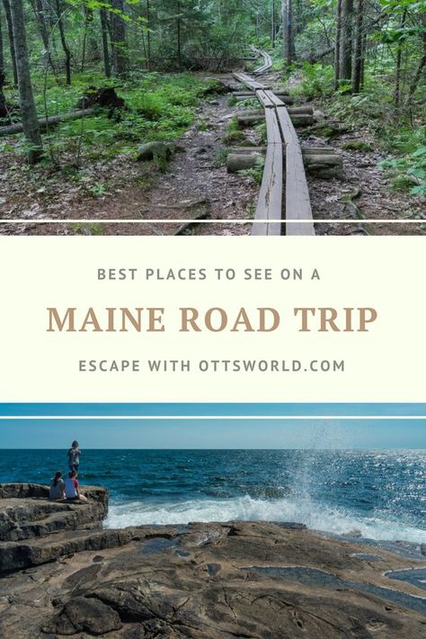 Best Places to See on a Maine Road Trip via @Ottsworld: Maine Road Trip, Road Trip Travel, Visit Maine, New England Road Trip, East Coast Travel, East Coast Road Trip, Behind Blue Eyes, Maine Vacation, Maine Travel