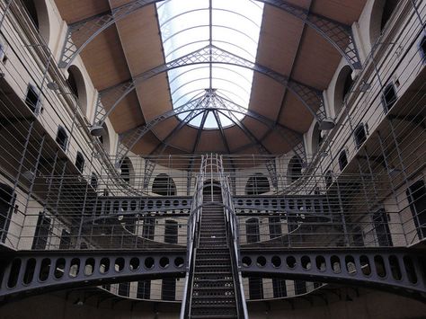 Victorian prison wing by coldwarcamera, via Flickr Victorian Prison, Whimsy Art, Mad Women, Art Things, Coven, Horror Movie, Eiffel Tower Inside, Bad Girl, Dublin